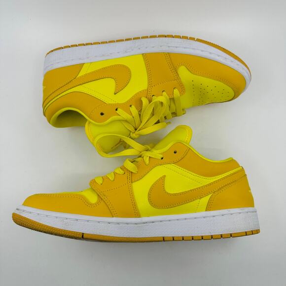 Nike Dunk Low University Gold Yellow WMNS 10 Leather Sneakers DC0774-700 - Picture 5 of 8